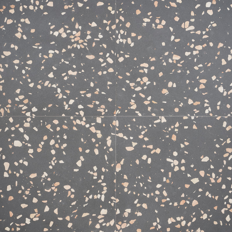 Brezza Terrazzo 23.62 in. x 23.62 in. Honed Terrazzo Floor and Wall Tile (3.87 Sq. Ft. / Each), Grande
