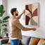 Harmony Geometric - Wrapped Canvas-73651925-73651924