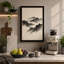 Mountains in Mist Japandi - Wrapped Canvas-175581160-175581163