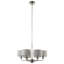 Landover 6 - Light Shaded Chandelier-69159324-69159325