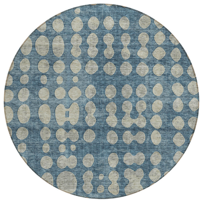 Zaden Indoor / Outdoor Rug, Round 8'