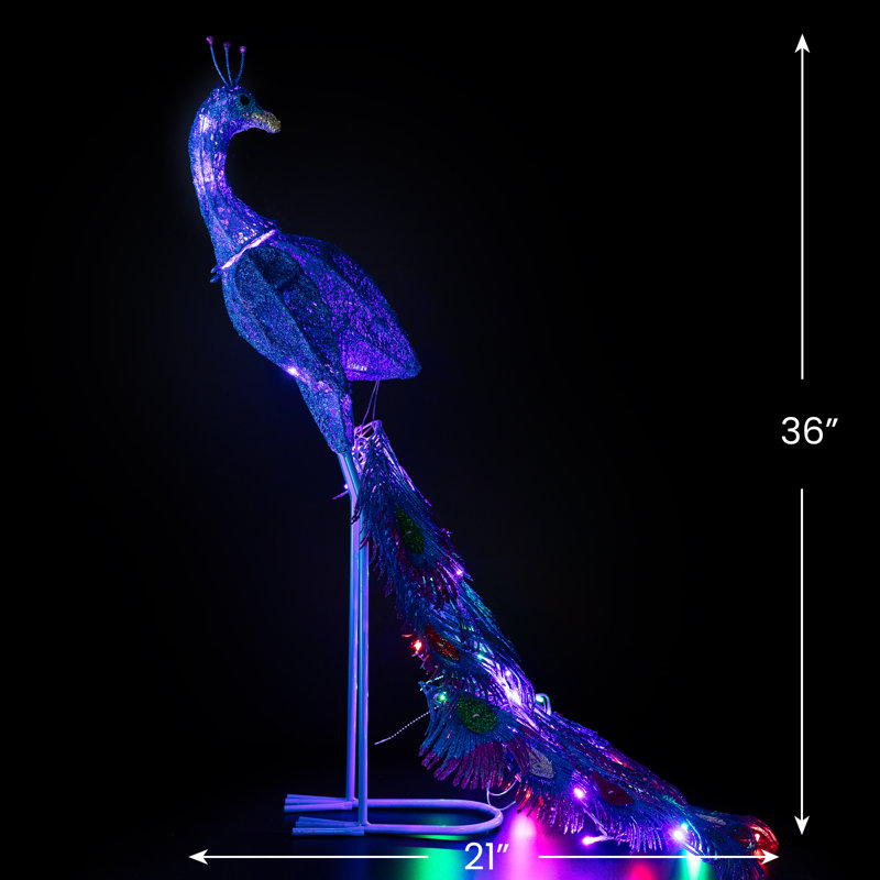 Lumières de Noël DEL patriotiques C9 - rouge transparent et bleu - fil blanc de 16 pi - 50 carats, White