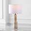 Lampe de table en travertin Khalid
