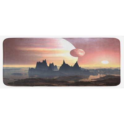 Rustic Synthetic Kitchen Mat