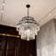 Lustre en cristal 6 niveaux à gradateur