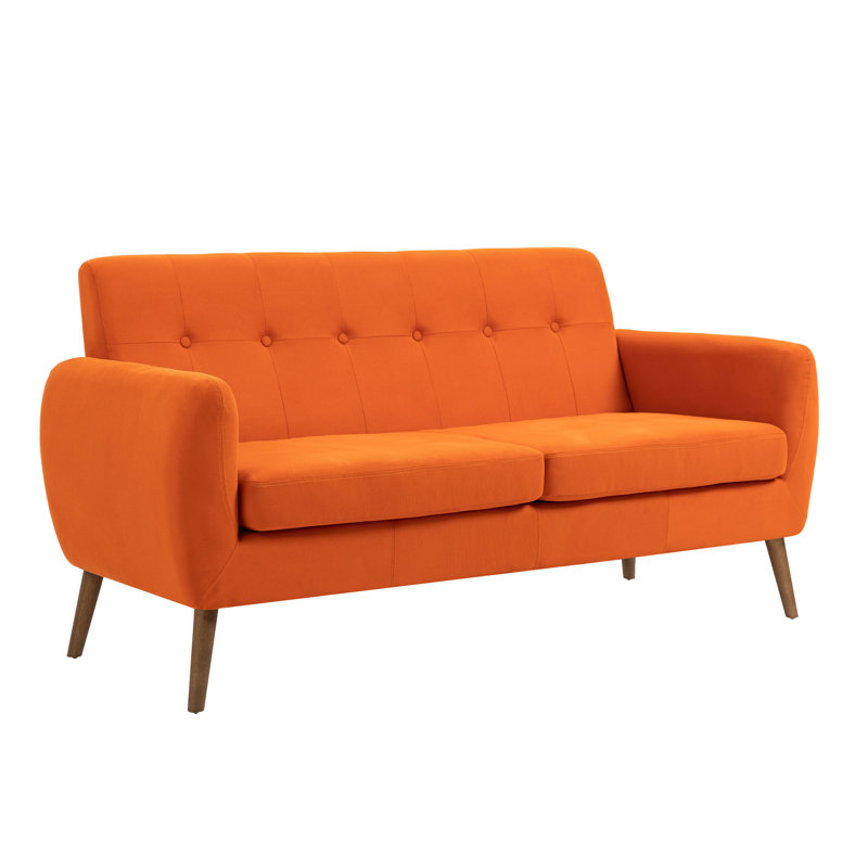 Causeuse Atifa Apollos, Orange