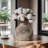Boho Ceramic Rustic Farmhouse Vase 6 Inch-610113270