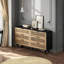 Commode 6 tiroirs, commode double, armoire de rangement à 6 tiroirs, buffet, console-1167452194