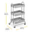 Alisha 17.05'' W Shelving Unit with Wheels-72960856