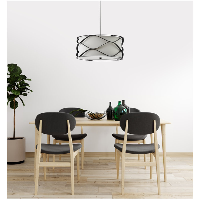 Luminaire suspendu cylindrique à 1 lumière Alijandra