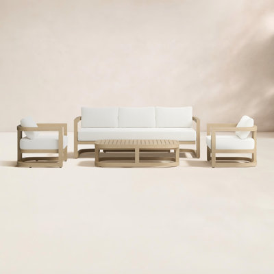 Emory 5-Person Acacia Patio Seating Group