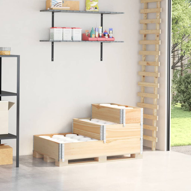 Traci Wood Vertical Garden, Natural