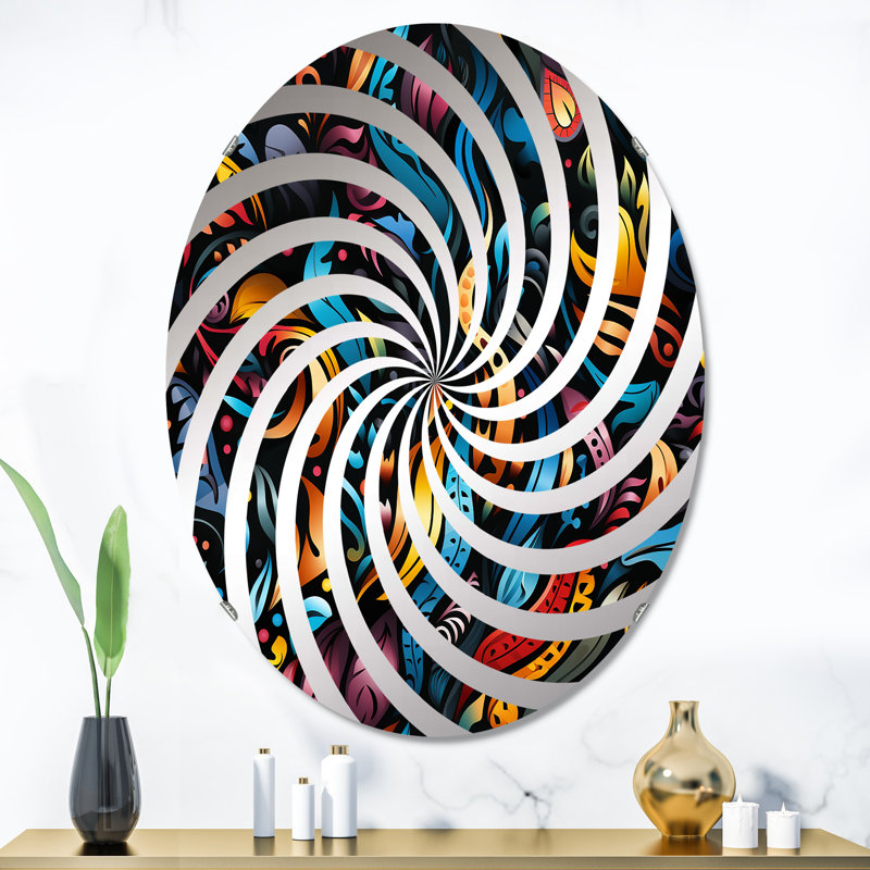 Miroir mural oval, L 24 po x H 36 po