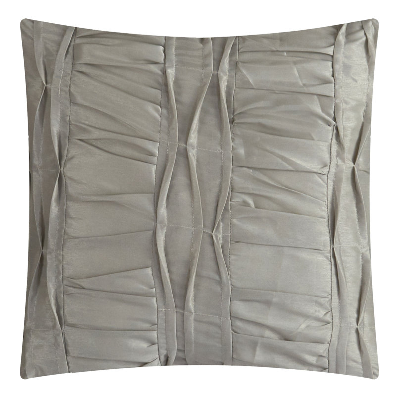 Kelton Comforter Set, Queen Comforter + 6 Additional Pieces, Navy/Silver