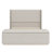 Upholstered Bed Frame With Storage Ottoman, And Vertical Stripe Wingback Headboard And Footboard-398401175-398401172