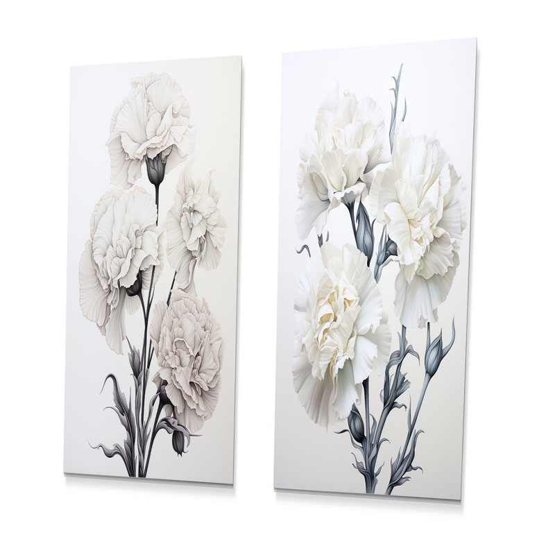 Oeillets monochromes minimalisme - œillets, ensemble de 2, H 28 po x l 24 po