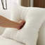 Causeuse incurvée 66,93 pouces à compression complète blanche, tissu en velours de peluche, canapé compact sans assemblage pour petits espaces et appartements, capacité de 350 lb-140968498
