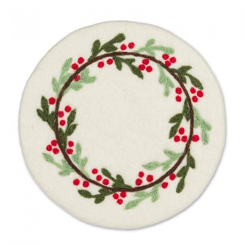 Trivet Mistletoe & Berries