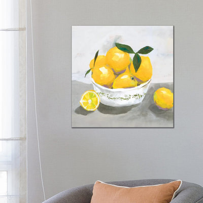 Lemons by Isabelle Z - Painting on Canvas
