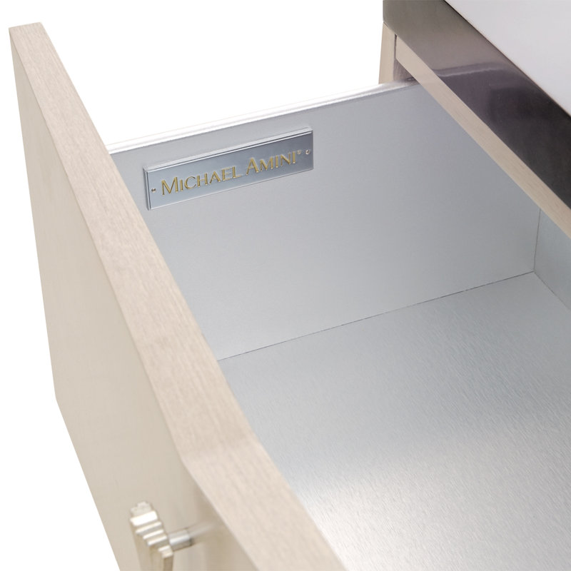 Fantosini Nightstand - Silver Mist