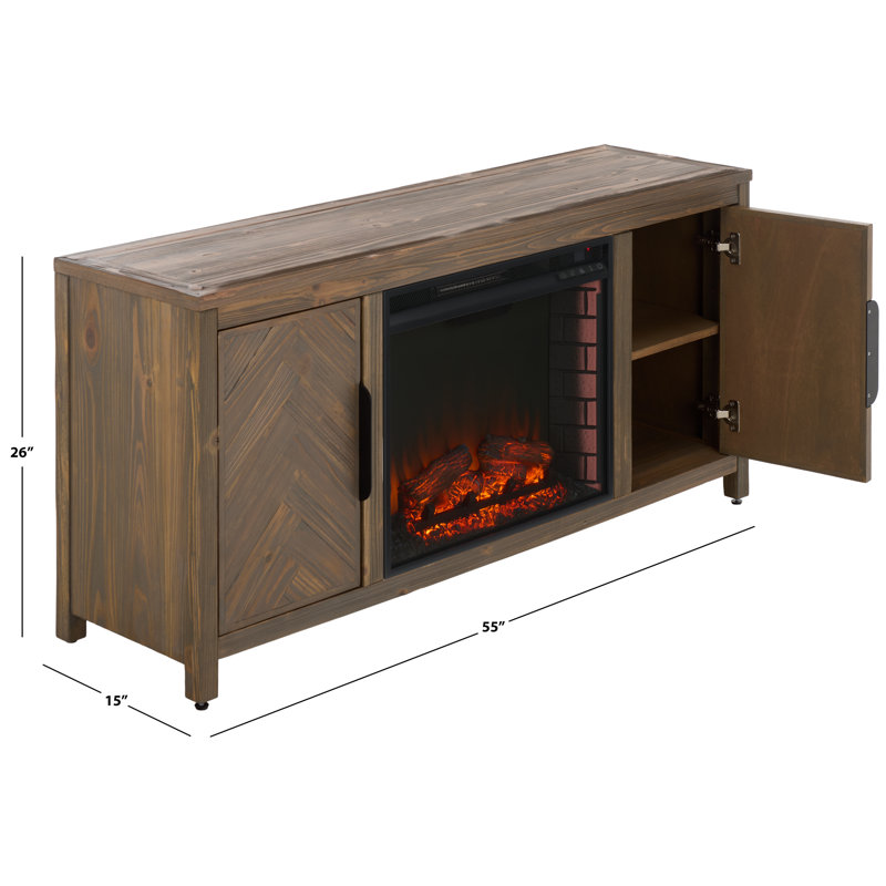 Jerah 2 Cabinet Reclaimed Fir Fireplace