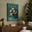 Blooms in Teal Botanical - Wrapped Canvas-1807147178-1807147182