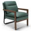Chaise simple avec dossier rembourré très épais-1448293311