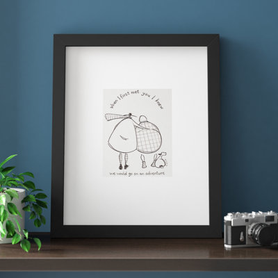 When I First Met You by Sam Toft - Single Picture Frame Print