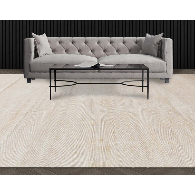 Area Rug in Gold