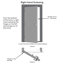 Porte d'entrée avant en fibre de verre Smooth-30885687-31386768-31386792