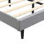 Base de lit plateforme avec tête de lit capitonnée, ports de chargement USB, poches de rangement-122511092-122511093