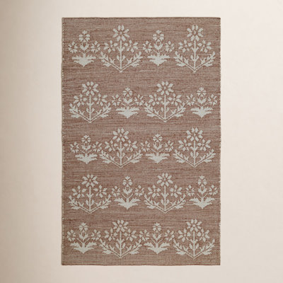 Heidi Botanical Flatweave Jute Rug