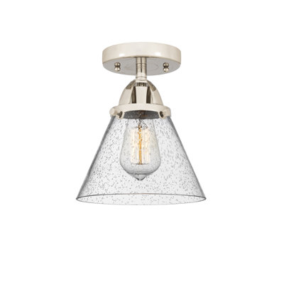 Glass Semi Flush Mount