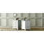 Charmante table de chevet blanche avec construction durable et rangement polyvalent