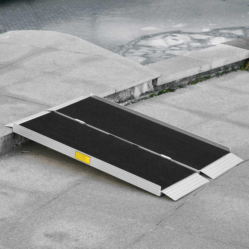 HomCom Threshold Ramp, 11.81" H x 29" W x 48" D
