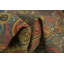Tapis vert floral traditionnel 10 x 13