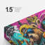 «Hip Hop Bear Graffiti», impression sur toile, impression sur toile encadrée-131636489-131636493