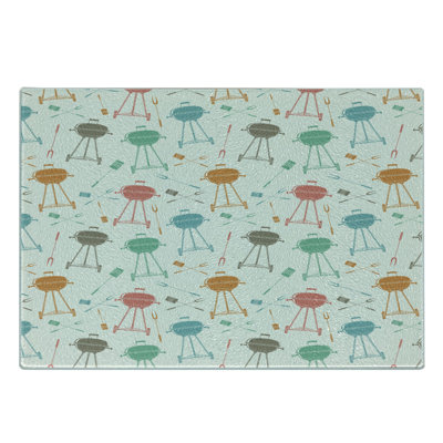 East Urban Home Glass Bbq Cutting Board
