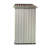5ft X 3ft Outdoor Storage Shed, Milky White & Brown Aluminum Alloy Frame, Ventilated Weather-resistant Design With Accessories