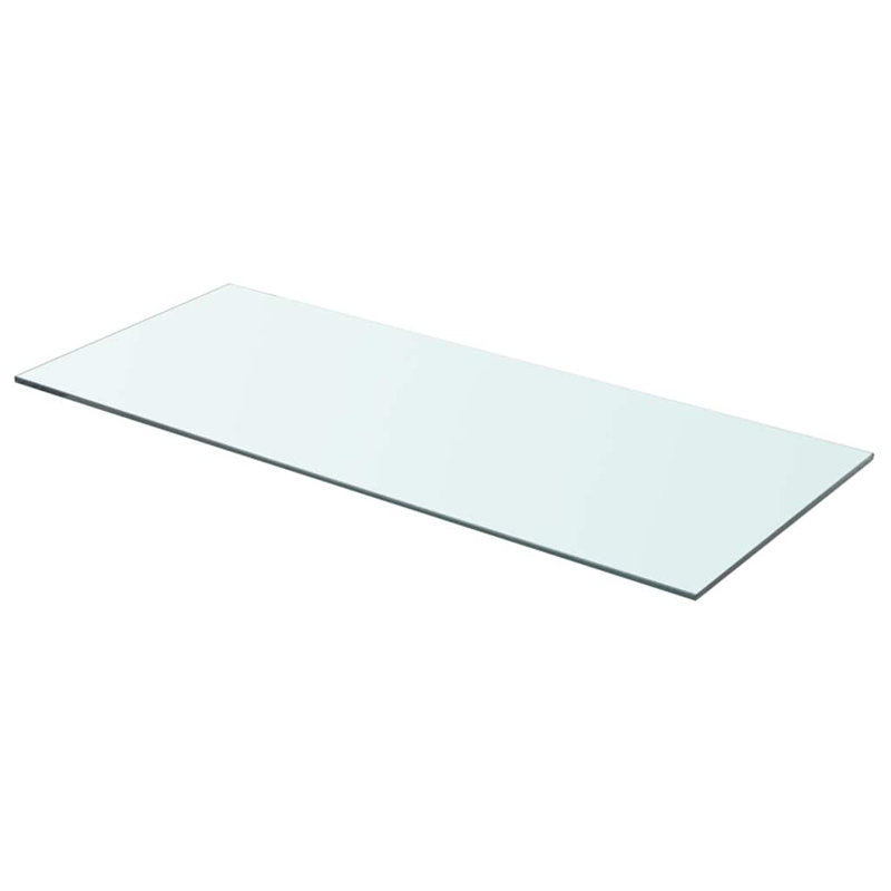 Tablette murale Tablette flottante présentoir mural en verre trempé, H 0,31 po x l 27,6 po x P 11,8 po