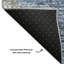 Tapis bleu Cerrito lavable à la machine de qualité supérieure-105939644