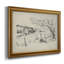 «Sketched Barn View II», peinture sur toile encadrée-1840350966