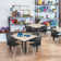 Kee Square Breakroom Table and 12" Chair Set