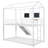 Twin Over Twin Metal Bunk Bed With Slide