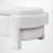 Cineus Oval Fabric Upholstered Storage Ottoman-105917628