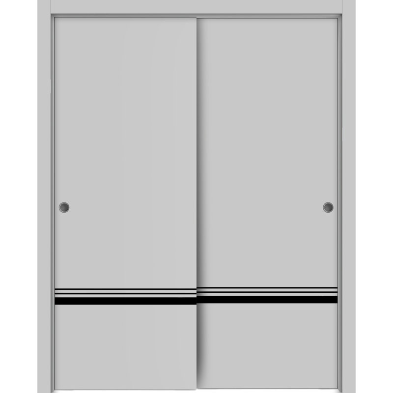 Finition en bois massif manufacturé, Gris mat, 48 po x 96 po