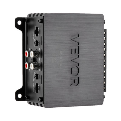 4 Channel Car Audio Amplifier 2 Ohm Stable Bridgeable Class D Full Range Amp Max Power 4 x 110W @ 4 Ohm / 4 x 160W @ 2 Ohm for Car SUV Truck Off-Road