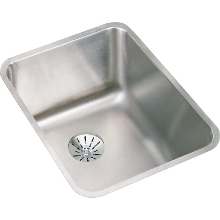 Lustertone 16.5" L x 20.5" W Undermount Kitchen Sink with Basket strainer