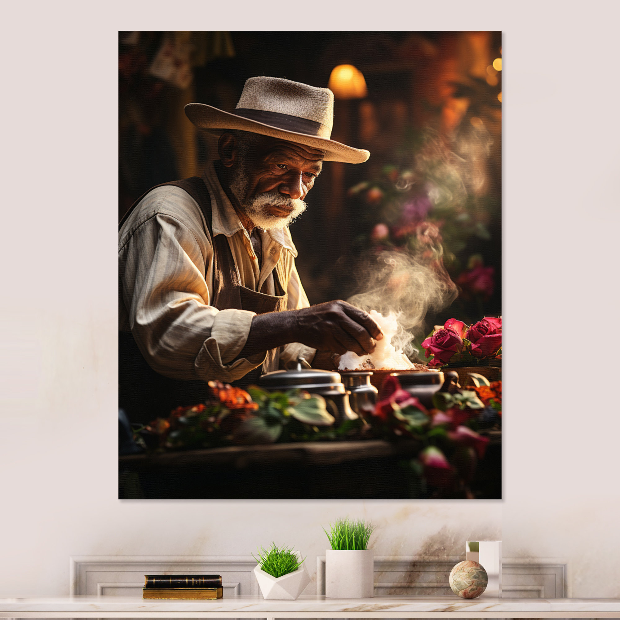 Cafetera Cubana Metal Print