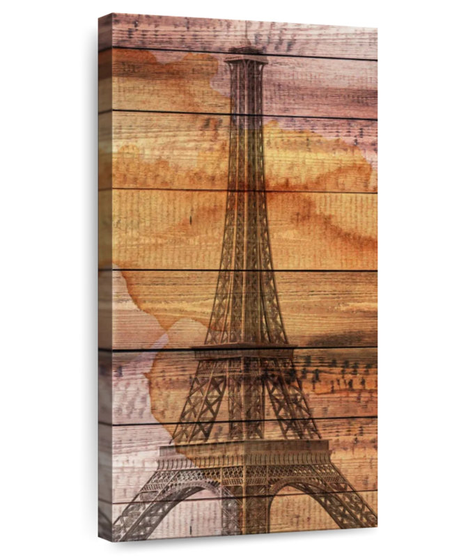 Tour Eiffel en bois, H 30 po x l 15 po